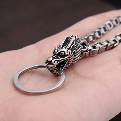 Dragon Head Keychain (316L)
