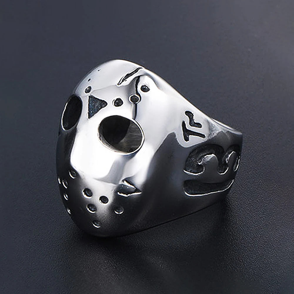 Horror Mask Ring (316L)