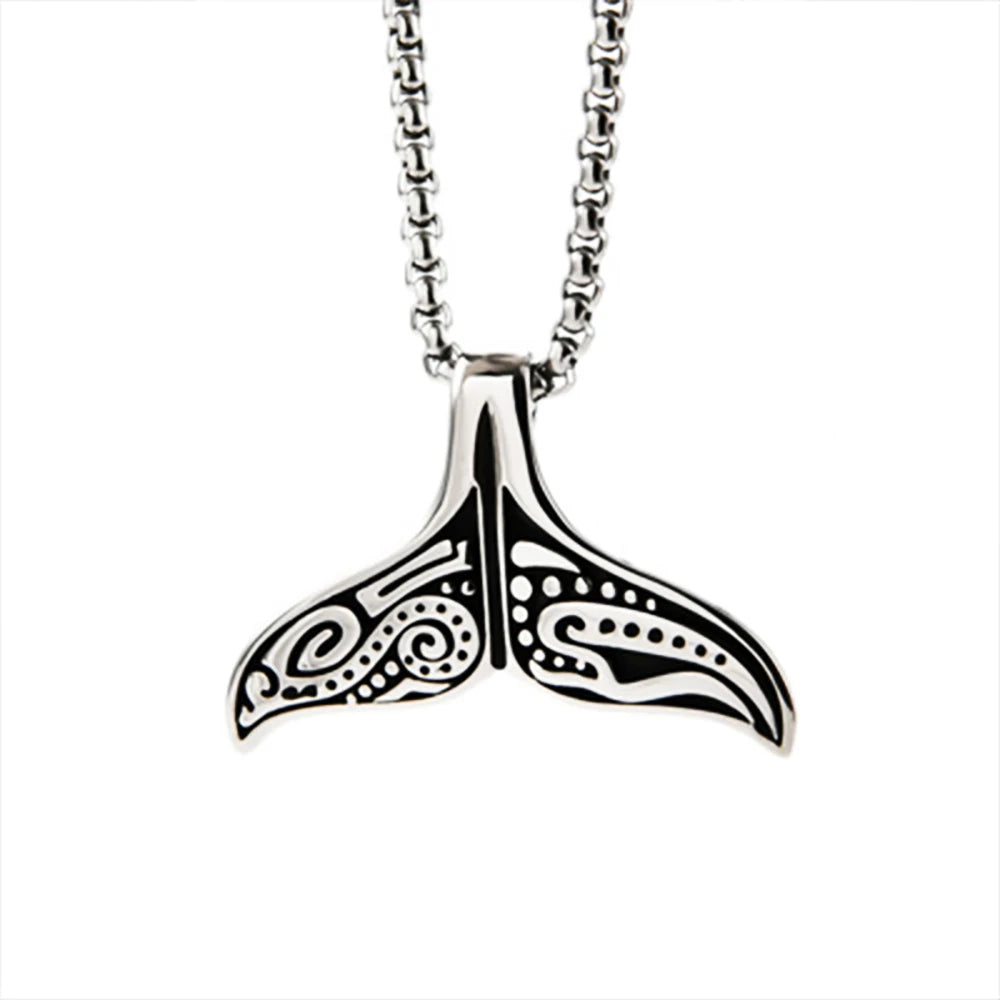 Whale Tail Pendant (316L)