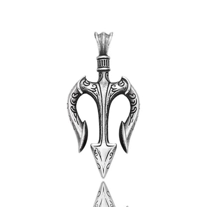 Poseidon Trident Pendant Necklace (316L)