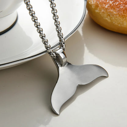 Whale Tail Pendant (316L)