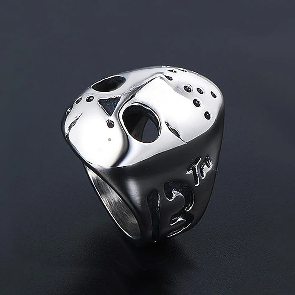 Horror Mask Ring (316L)