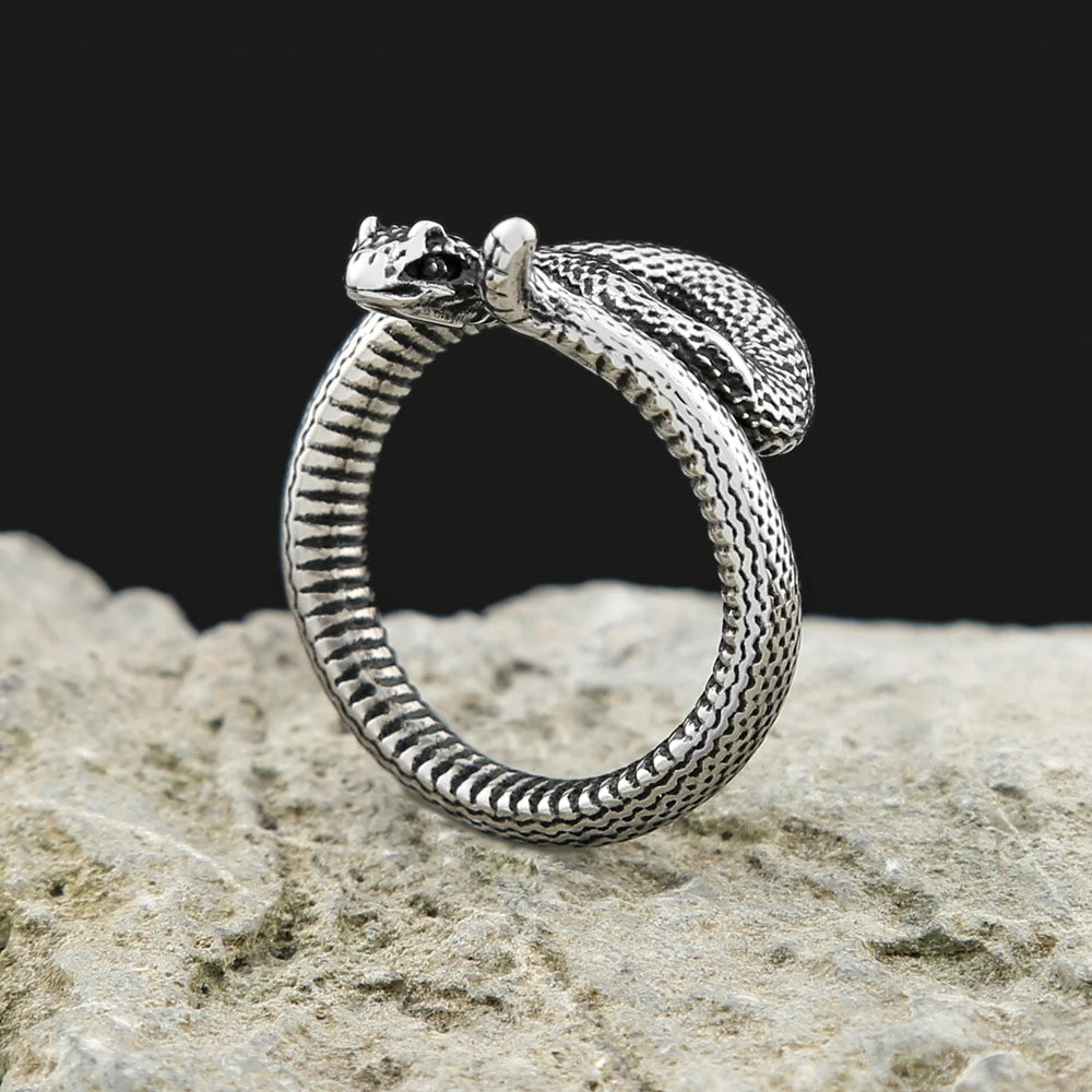 Serpent Coil Ring (316L)