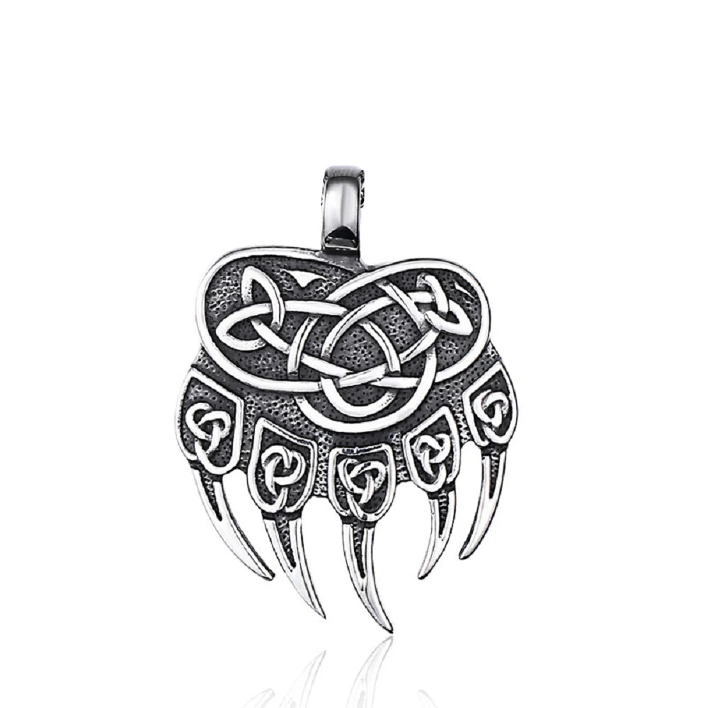 Bear Claw Knot Pendant (316L)