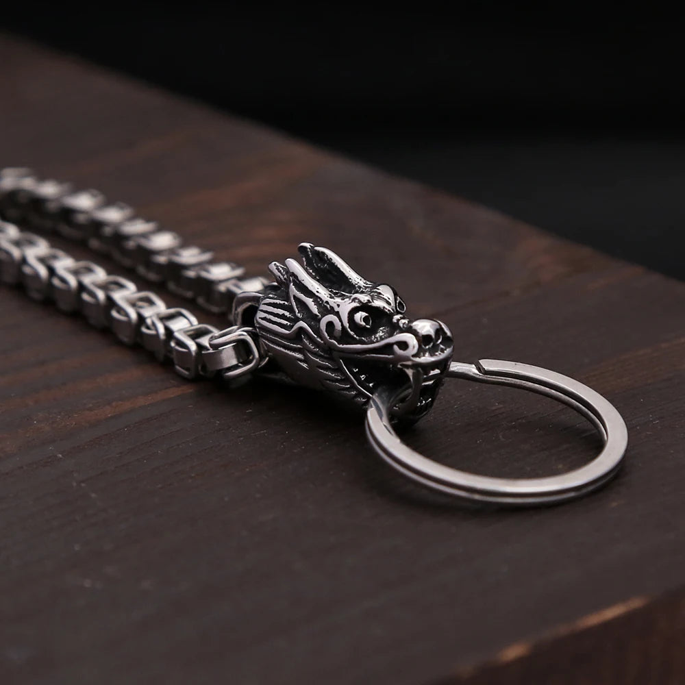 Dragon Head Keychain (316L)