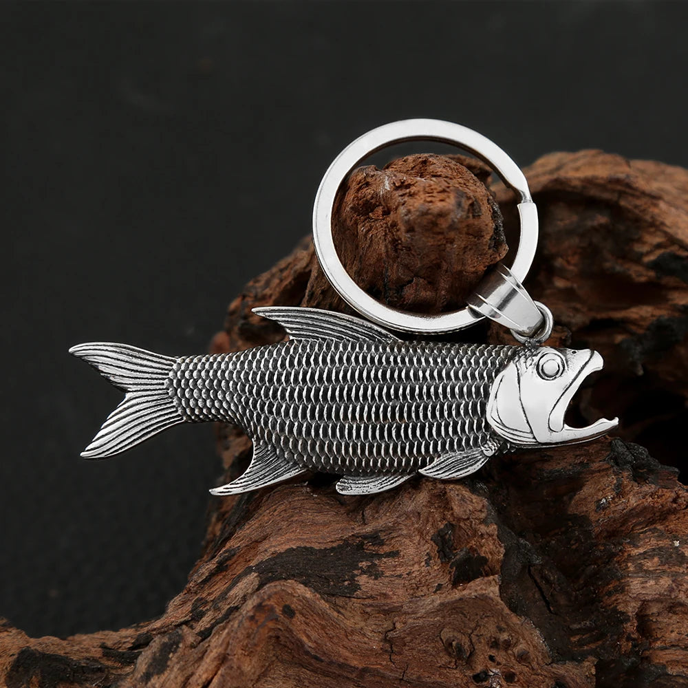 Vintage Fish Keychain (316L)