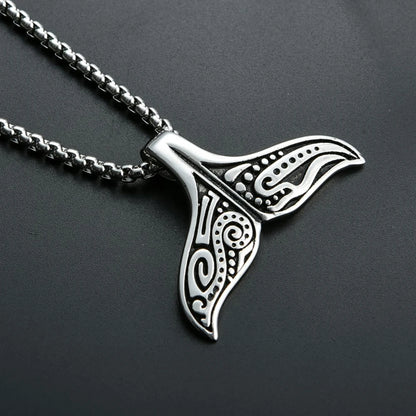 Whale Tail Pendant (316L)
