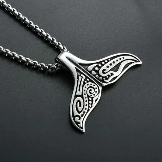 Whale Tail Pendant (316L)