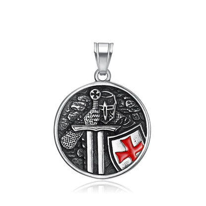 Knight Cross Pendant (316L)