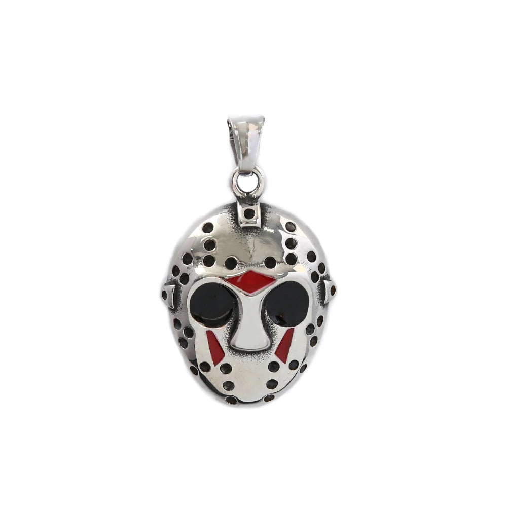 Horror Mask Pendant (316L)