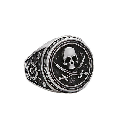 Pirate Skull Ring (316L)