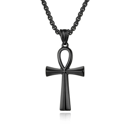 Classic Egyptian Ankh Cross Necklace (316L)