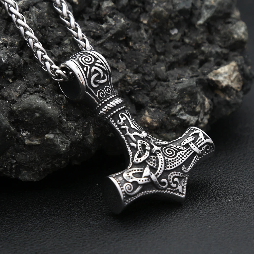 Hammer Mjolnir Pendant Necklace (316L)