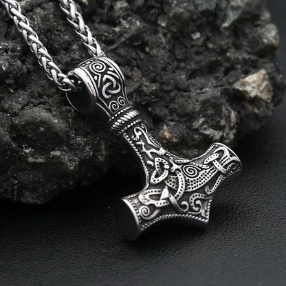 Hammer Mjolnir Pendant Necklace (316L)