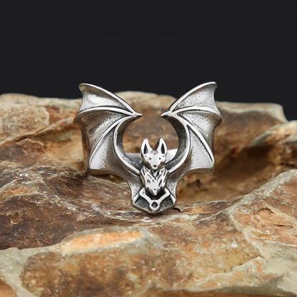 Bat Wing Ring (316L)