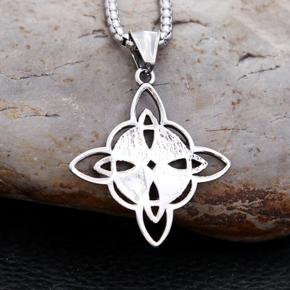 Viking Witch Knot Pendant Necklace (316L)