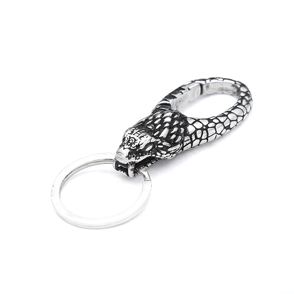 Lion Head Carabiner Keychain (316L)