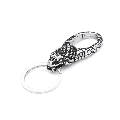 Lion Head Carabiner Keychain (316L)