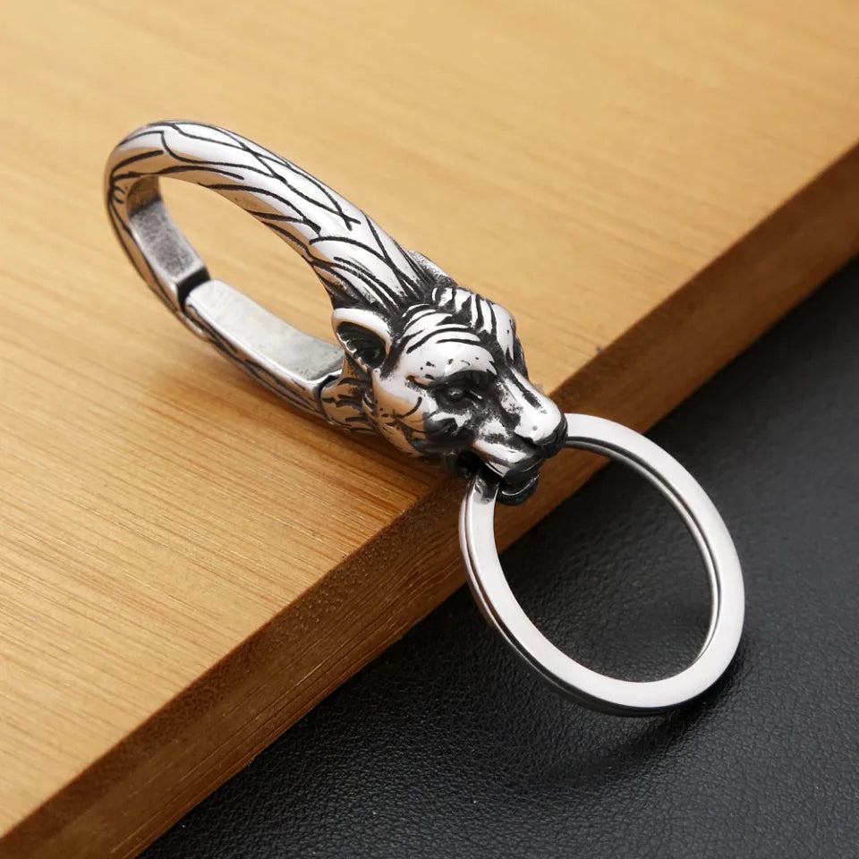 Dragon Head Keychain (316L)