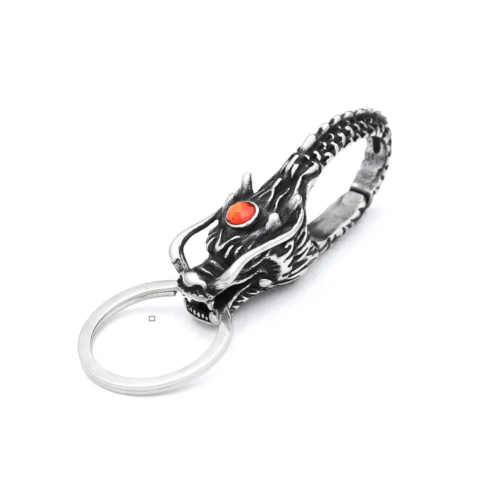 Lion Head Carabiner Keychain (316L)