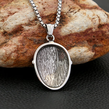 Horror Mask Pendant (316L)