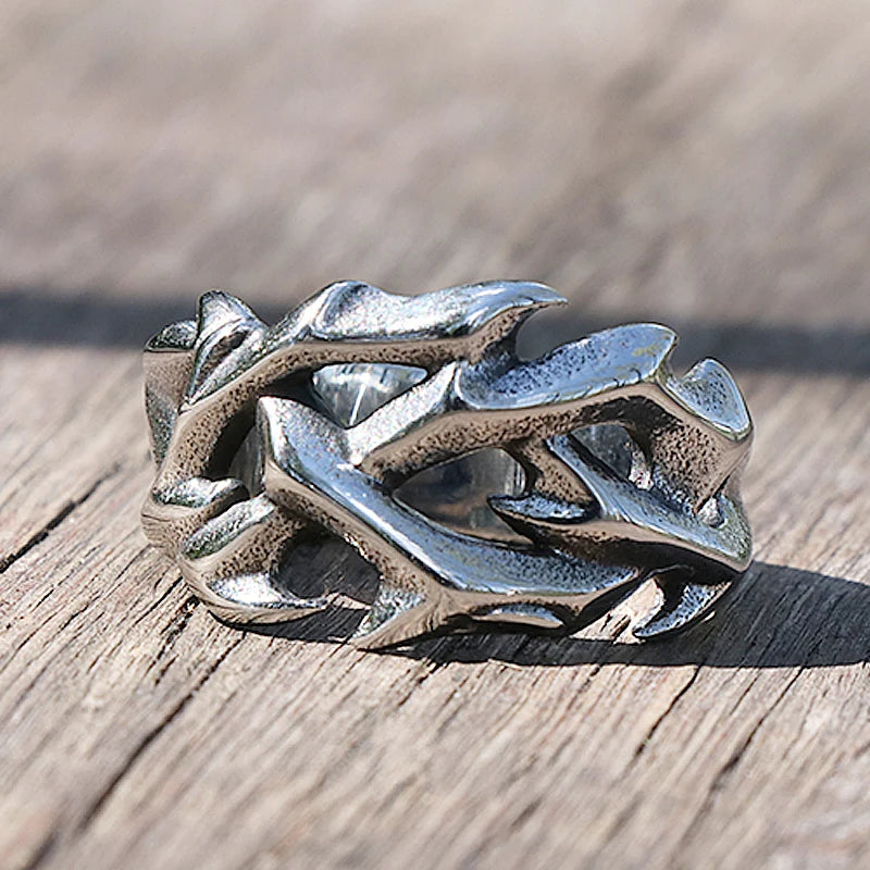 Thorn Crown Ring (316L)