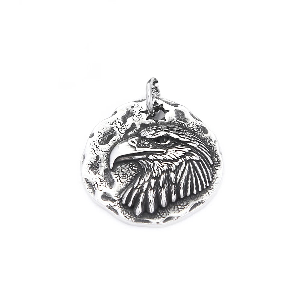 Eagle Head Pendant Necklace (316L)