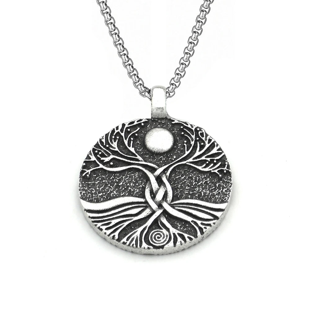 Viking Yggdrasil Necklace – Nordic Tree of Life Pendant