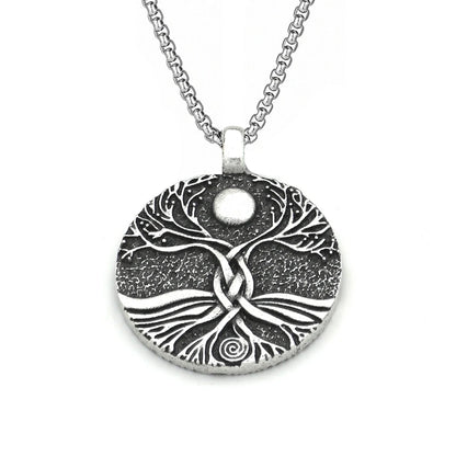 Viking Yggdrasil Necklace – Nordic Tree of Life Pendant