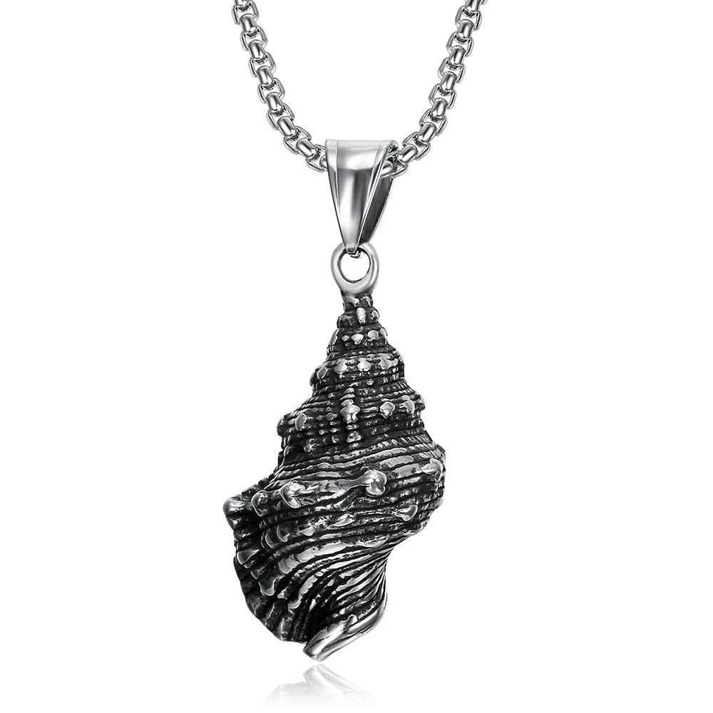 Sea Relic Shell Pendant (316L)