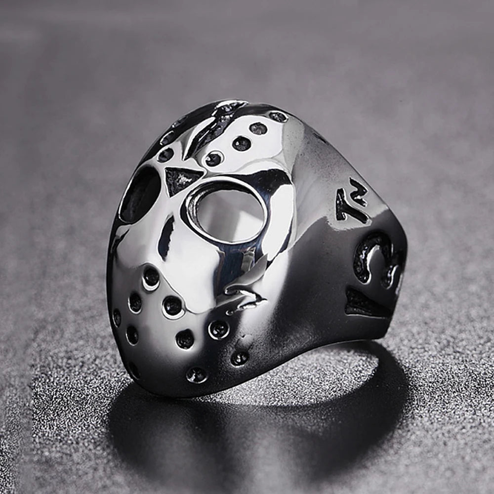 Horror Mask Ring (316L)