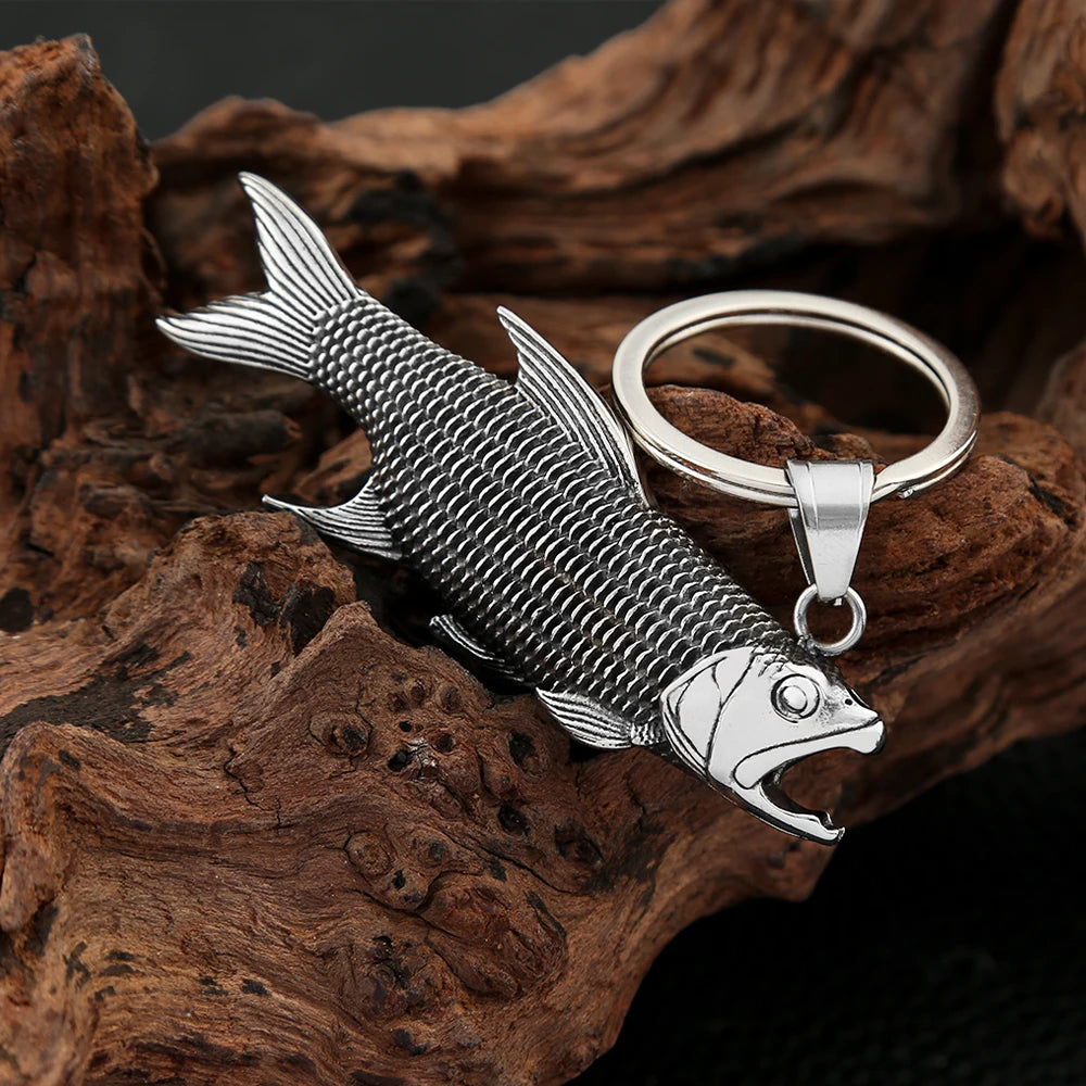 Vintage Fish Keychain (316L)