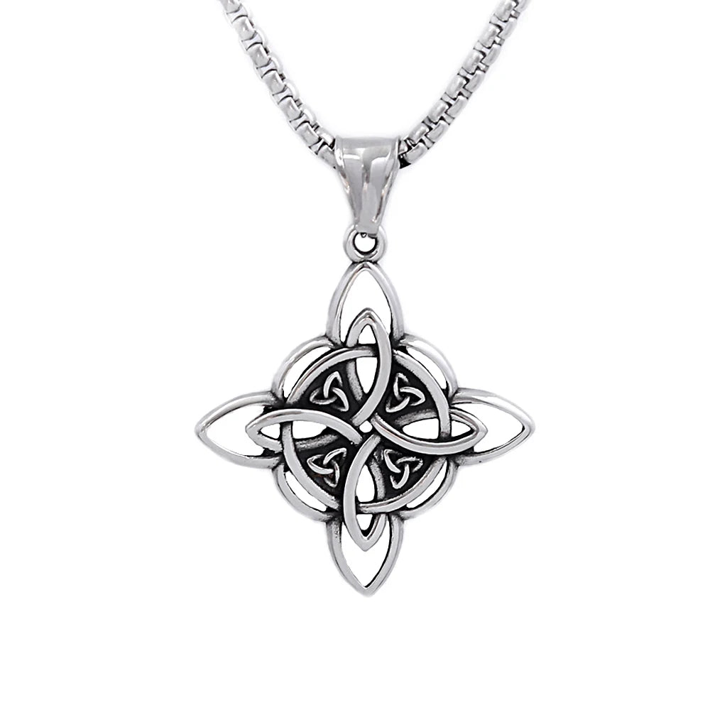 Viking Witch Knot Pendant Necklace (316L)